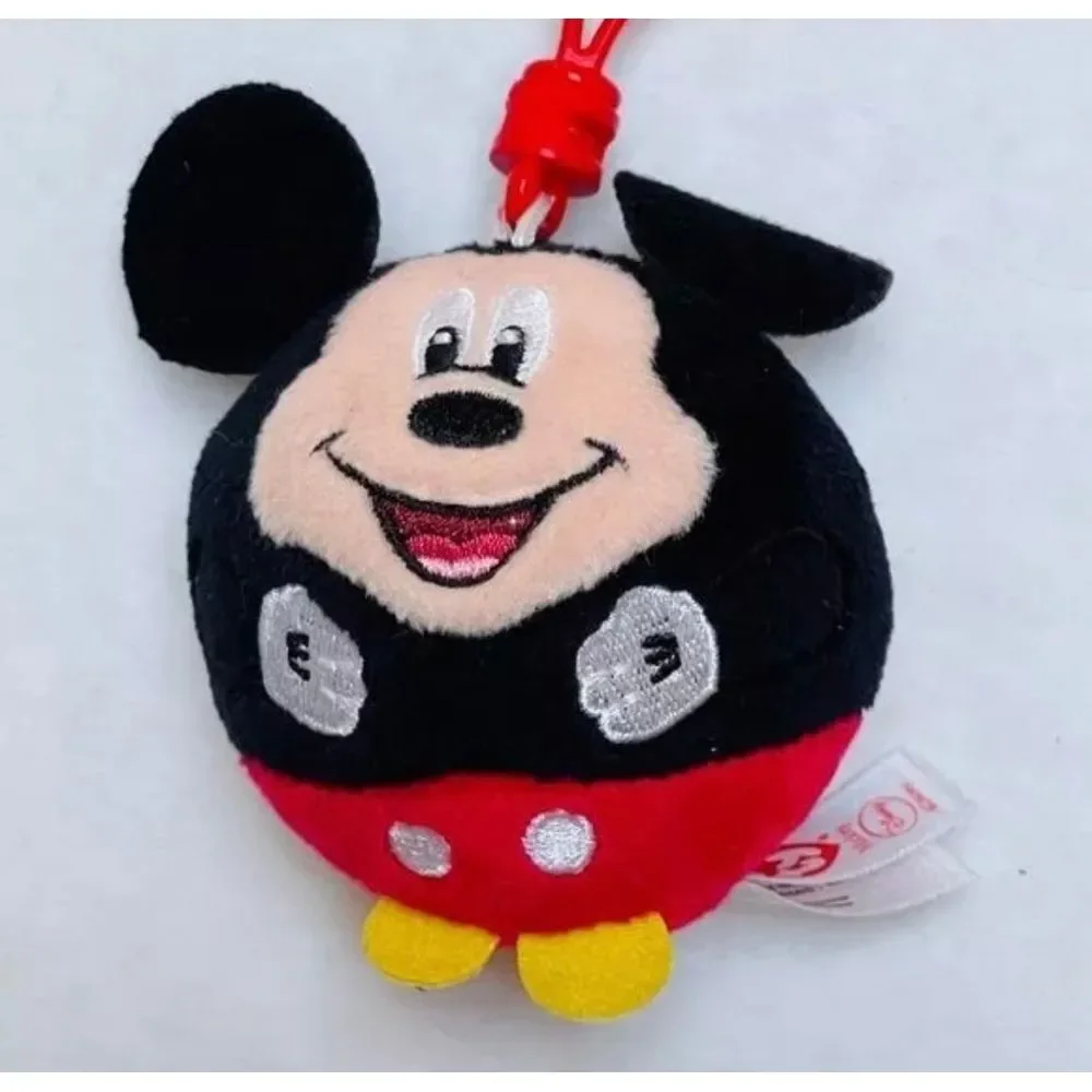 Disney TY Mickey Clip Backpack Hanger Keychain Red 2017 Kids Toy Accessory 3.5in